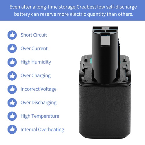 7.2V 3500mAh Ni-MH Akku Für Bosch 2607335032 2607335033 GBM GSR PSR 7.2 VES-2 - Bild 3 von 14