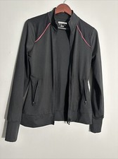 FOREVER 21 ACTIVEWEAR WOMENS BLACK RUNNING JACKET WORKOUT TOP Sz S