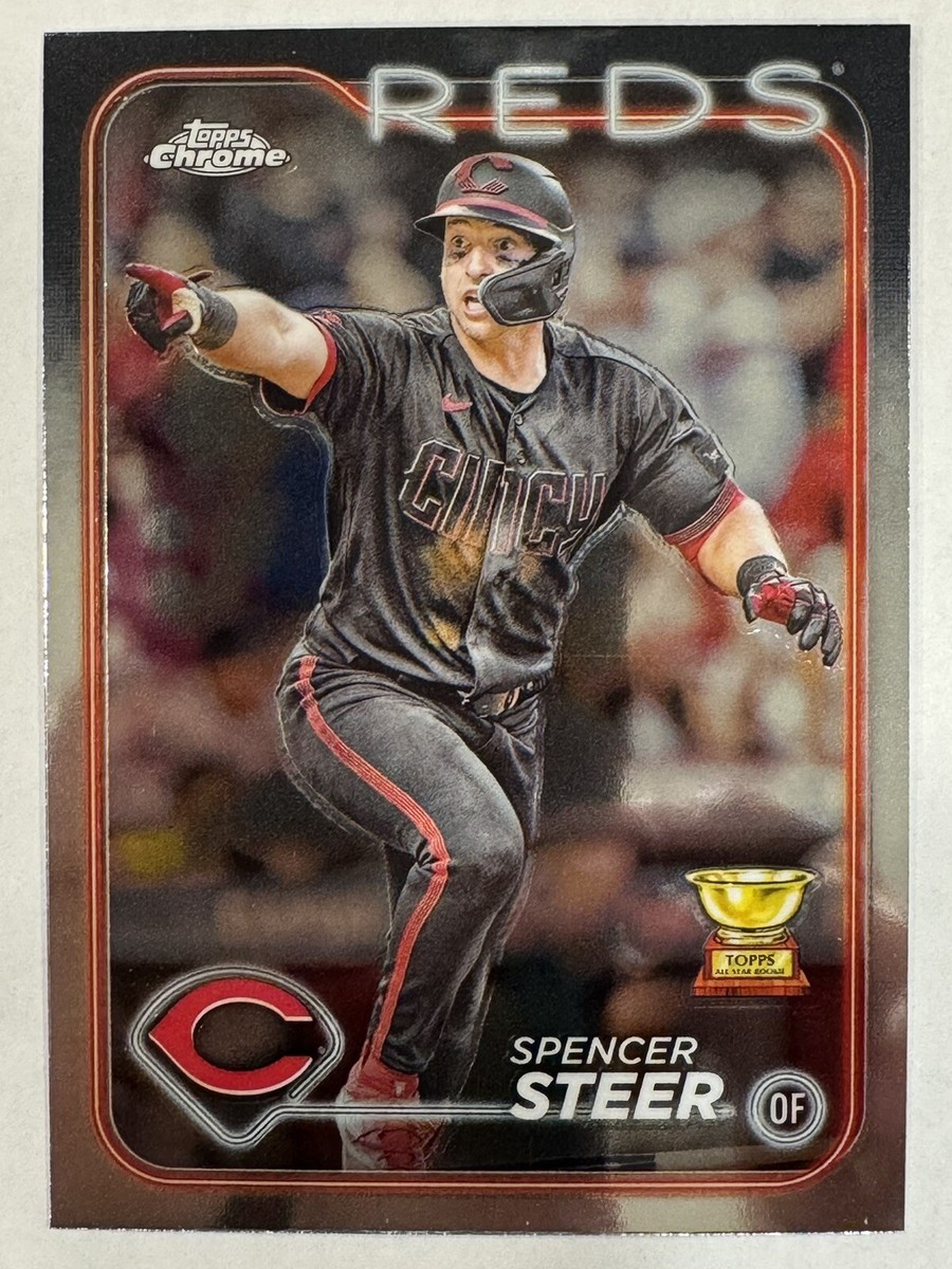 SPENCER STEER 2024 Topps Chrome Base #104 All Star Rookie Cup