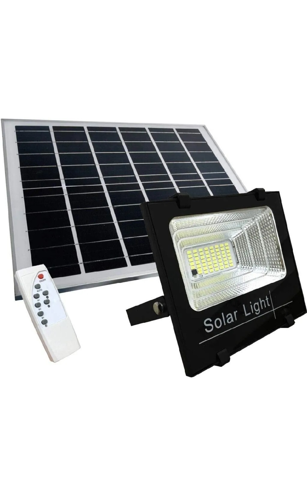 Faro Solare di Sicurezza 150W LED IP65 - Anti-Intrusione con Telecomando