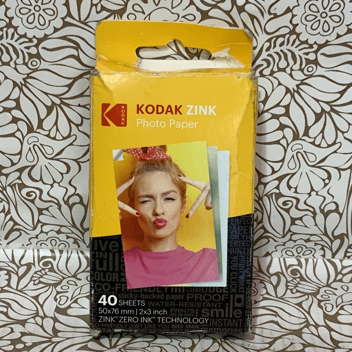 📀 Kodak 50x76mm/2x3 inch Zero Zink Photo Paper - 40 Sheets