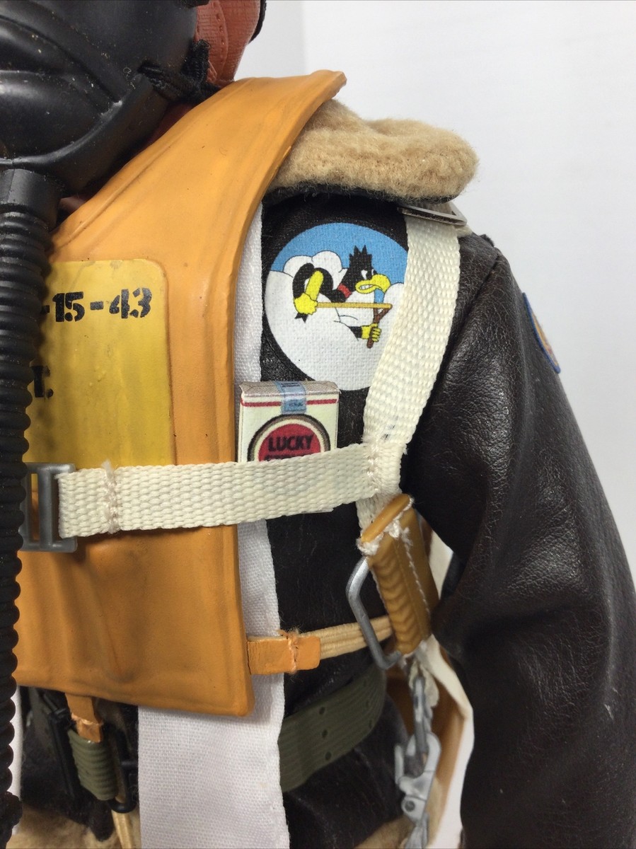 1/6 GI JOE CUSTOM US 8TH AIR FORCE FIGHTER PILOT WW2 PARACHUTE P
