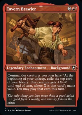 MTG TAVERN BRAWLER 511 FOIL EXC - TAVERNENRISSAIOLO - CLB-X EN - MAGIC
