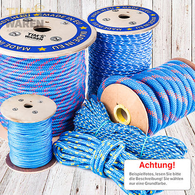 VidaXL Polypropylenseil 6 Mm – 200 M, Blau – Schwimmfähig, Wetterfest – Allzweckseil Für Haushalt, Garten & Werkstatt – Nicht Für Klettern