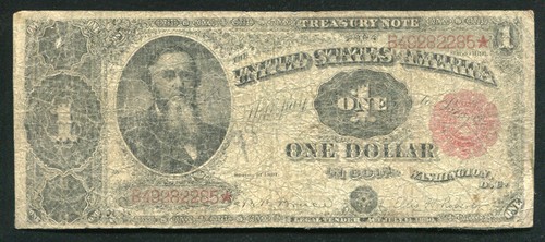 FR. 352 1891 $1 ONE DOLLAR “STANTON” TREASURY CURRENCY NOTE