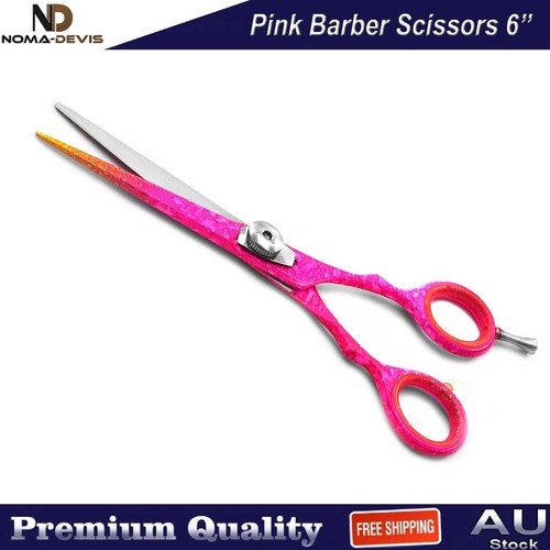 4 PCS Set Hairdressing Scissors Pink Color Barber Salon Hair Cutting Shears CE - Picture 3 of 5