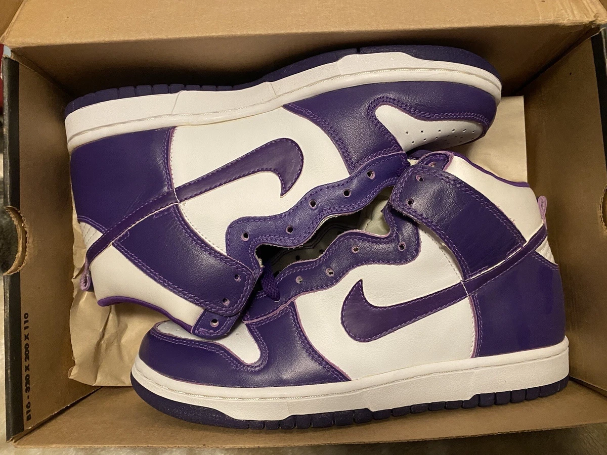 Nike Dunk High LE Varsity Purple 1999 Co.jp City Attack SB Size 8.5