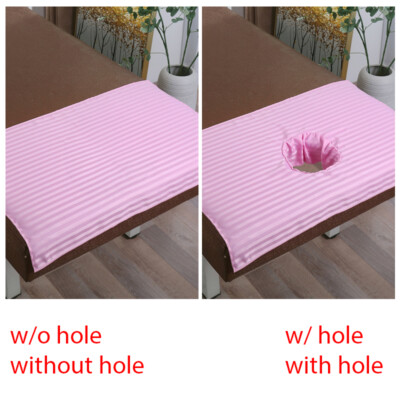 5PCS Beauty Bed Sheet SMS Massage SPA Salon Table Cover Bedside Face Hole Towels