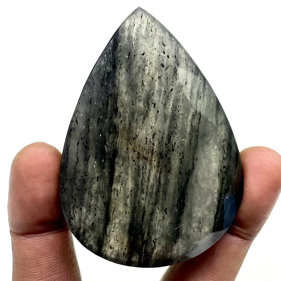 508.15 Cts Natural Rutile Quartz 66.5x48mm Pear Cut Loose Untreated Gemstone - Image 2 of 4