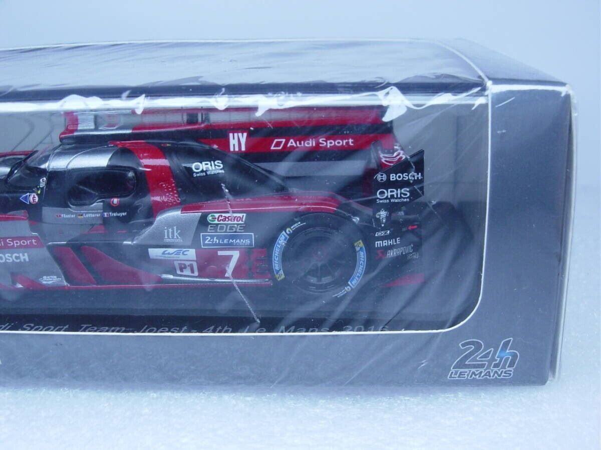 Spark 1/43 Audi R18 Hy Sport Team Joest 4Th Le Mans 2016 #7 Spark 1/43 Audi R18 Hy Sport Team Joest 4Th Le Mans 2016 #7