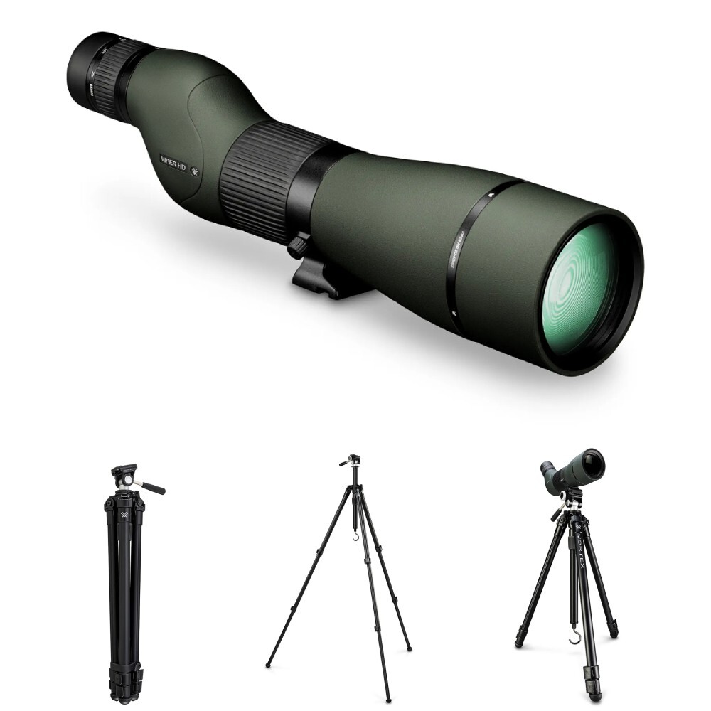 Vortex VIPER HD 20-60X85 STRAIGHT Spotting Scope w/ High Country