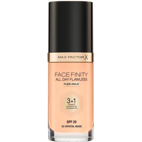 Max Factor FACEFINITY All Day Flawless Foundation - 33 CRYSTAL BEIGE 30mL NEW