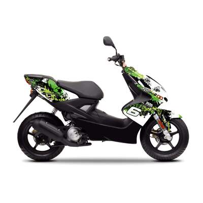 Stage6 Grafik Kit grün/schwarz für Yamaha 50 AEROX 2003-2025