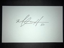 2015 CARDINALS: Mitch Harris, SIGNED 3x5 Card