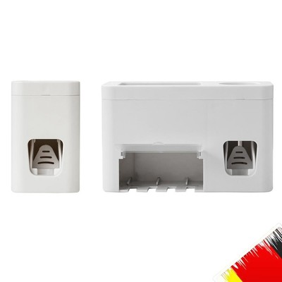 Automatic Toothpaste Dispenser Wall Mounted Tooth Brush Holder Squeezer