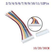 JST-XH 2.54mm Singleheaded Wire Cable Connector Set Male Female PCB 2Pin-12Pin