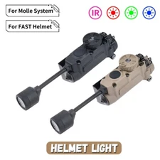 Tactica Sidewinder Helmet Light Fast Mount Red Green Blue White IR LED Light IFF