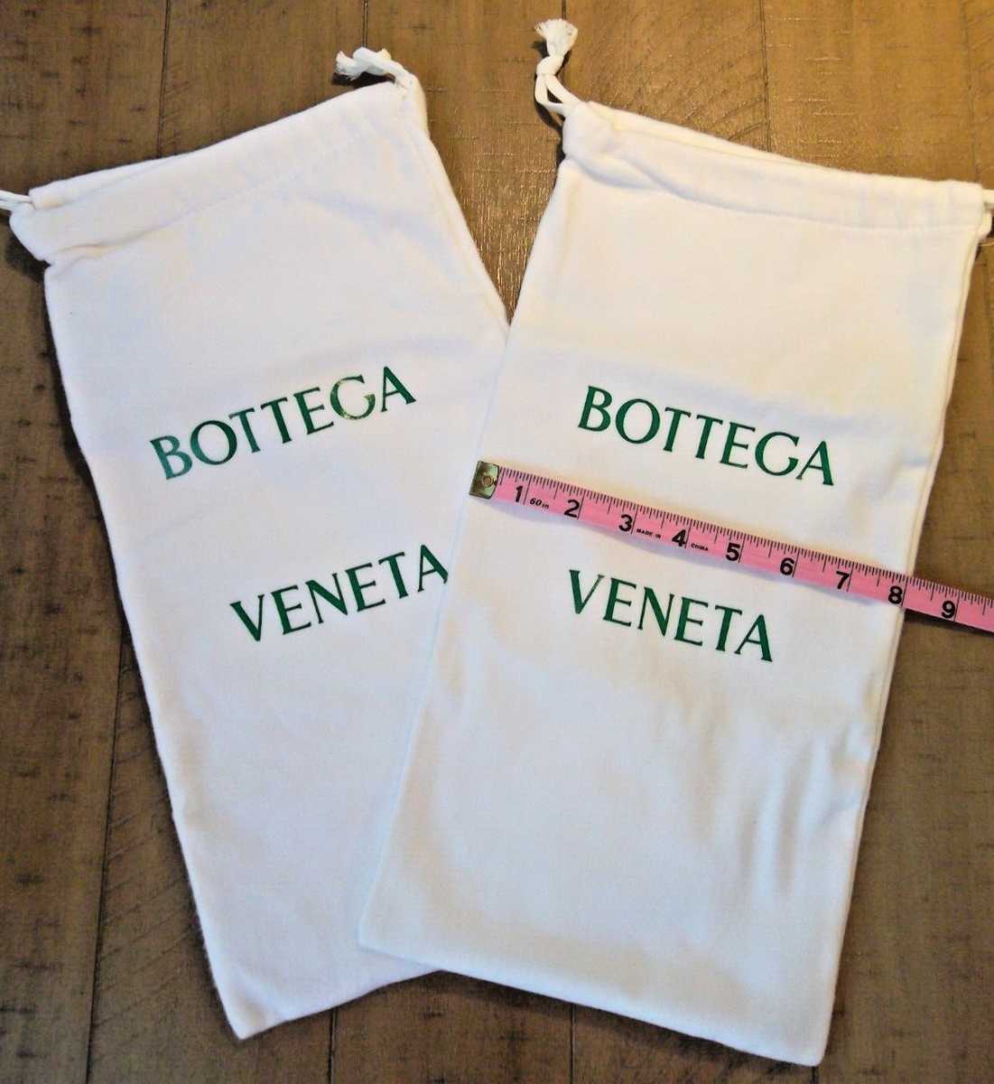 2 x Bottega Veneta soft and thick Shoe Dust Bag, Protective Cover