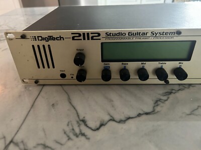 ギター DigiTech 2112 Studio Guitar System Digitech 2112 Studio tube Guitar effects System rack mount pre-amp