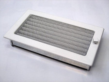 LÜFTUNGSGITTER WARMLUFTGITTER luftgitter weiß 17x30 mit Lamellen