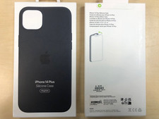 OEM Genuine Apple Silicone Case w/ MagSafe for Apple iPhone 14 Plus - Midnight