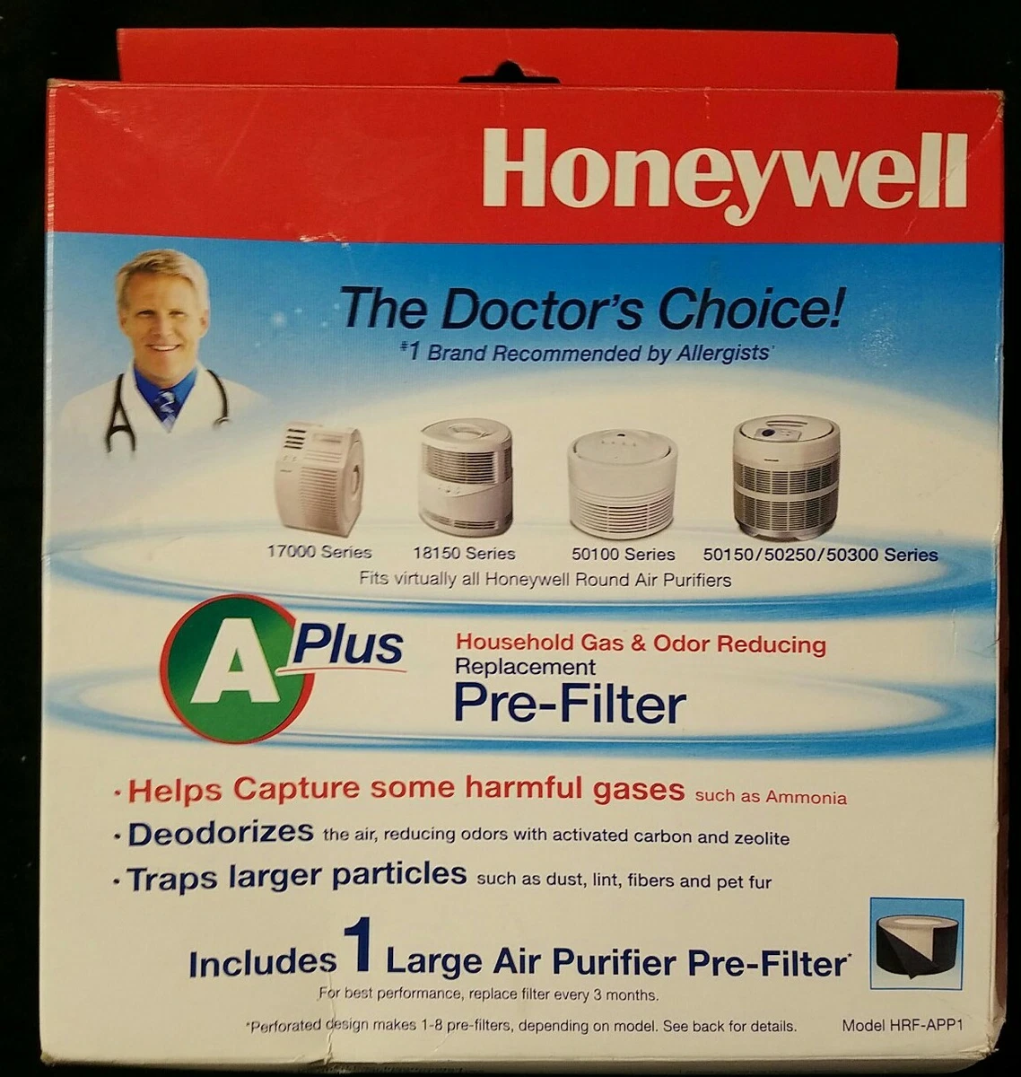 Honeywell A Plus A Odor Reducing Air Purifier Replacement Pre Filter HRF APP1