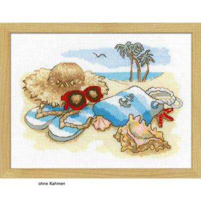 Riolis Kreuzstich-Set ''Urlaub am Meer'', Zählmuster