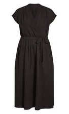 New With Tags Loralette @ Evans Black Havana Maxi Dress Size 26 28