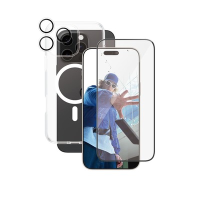 CARE Flagship 3in1 mit Case, Display- und Kameraschutz für iPhone 16 Pro Max NEU