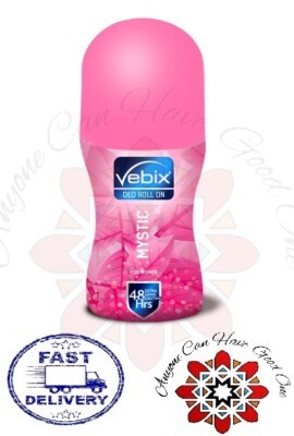 VEBIX ROLL ON MYSTIC DEODORANT FÜR FRAUEN ZUR LOSWERDEN VON SCHWITZURSACHEN 50ml