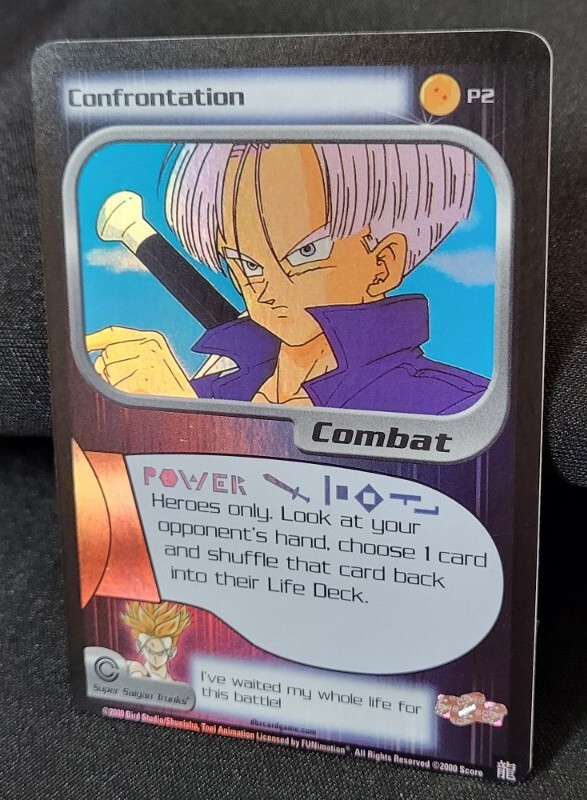 ドラゴンボールカード dragonball promo card holo Dragon Ball Z Ultra Rare Confrontation P2 Foil Limited Holo Promo