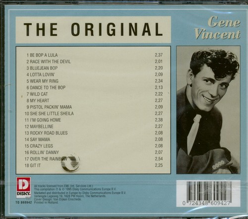 Gene Vincent & The Blue Caps - The Original (CD) - Rock & Roll - Picture 2 of 2