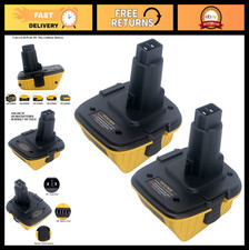 18V to 20V Battery Adapter - 2-Pack for Lithium Tools, Compatible with DCB200 DC