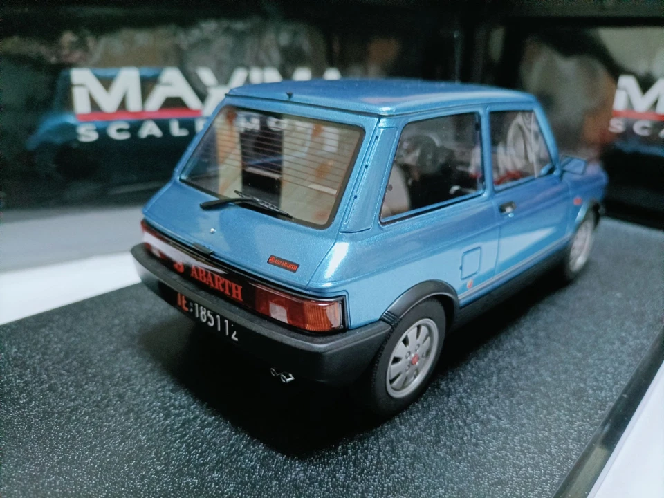 MAXIMA 1:18 Autobianchi 7 Series Mini Car Model Autobianchi A112 1984 Blue - Image 3 of 4