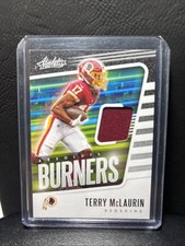 Terry McLaurin 2020 Panini Absolute Football Burners No. 10 Commanders 