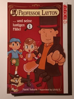Naoki Sakura: Professor Layton, Band 1 - Manga (deutsch)