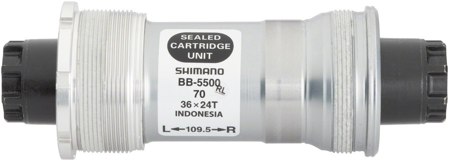 Итальянский нижний кронштейн Shimano 105 BB-5500 Octalink V1 из стали 70x1095 мм 9890₽