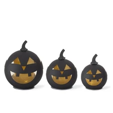 K & K Interiors - Jack O Lantern LED Globes - 42537A