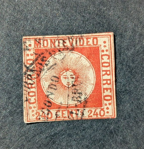 Uruguay SC 6 -1858 Sun Queen 240C 
