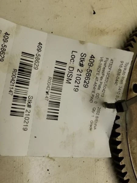 Volante/placa flexible transmisión automática 3,5 L compatible con 95-20 AVALON Foto 3 de 4