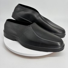 Totes Rubber Overshoes Mens Large Black Waterproof Galoshes USA Protective