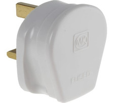 MK  646WHI  Logic Plus 13A Standard Safety Plug White