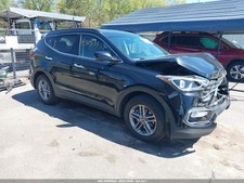 2017 Hyundai Santa Fe Rear Door Right Passenger Side Black