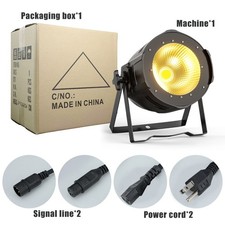 100W COB LED Par Light Stage Audience Blinder Lighting Warm Cool White DMX Party