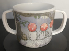 Elsa Beskow Children of the forest and animals Melamine Childs 2 handle cup
