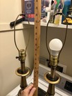 Vintage Pair Heavy Brass Stiffel Table Lamps MCM — photo 2