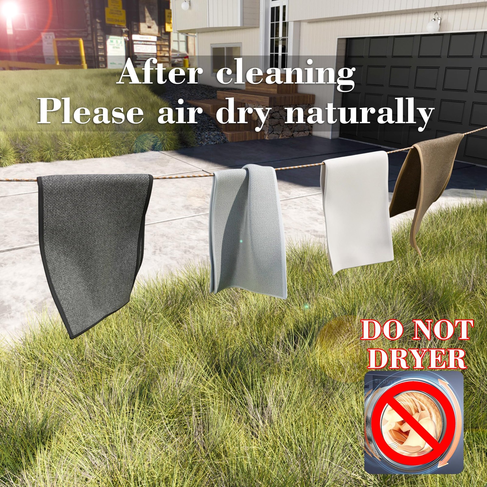 Kitchen Mat Set of 2 PCS Cushioned Non Slip Rugs for Kitchen Floor Absorbent ...