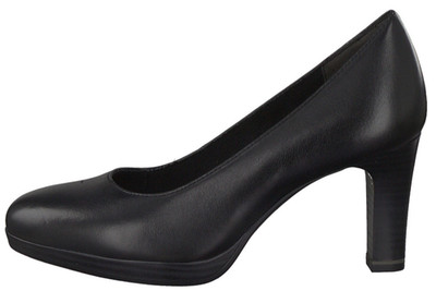 Tamaris 1-22410-41-100 Schwarz Gr. 41 Damen Leder Pumps UVP: 59,90  (S/2260)