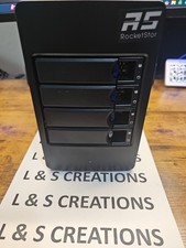 HighPoint RocketStor 6114V 4-Bay USB-C SATA RAID STORAGE ENCLOSURE