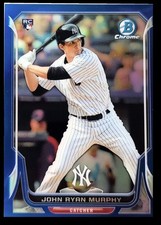 2014 Bowman Chrome Blue Refractor J.R. Murphy 101/250 New York Yankees #8
